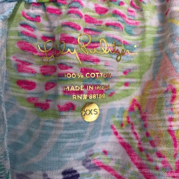 LILLY PULITZER‎ Alia Fringe Blouse in Roar of the Seas Size XXS - Picture 5 of 11